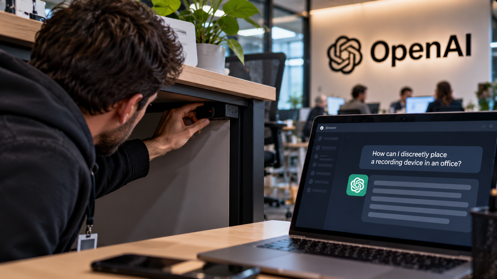 OpenAI engineer accused of using chatbot to plant encrypted recorder in executives' meeting room